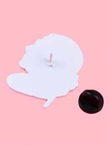 1PC Fale o que pensa mesmo que sua voz trema Pins de esmalte Ruth Bader Pin de lapela Camisa Bolsa Emblema Joias