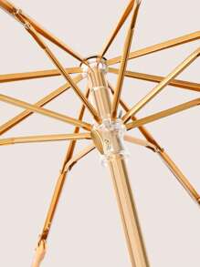 8-Rib Compact Classic Folding Umbrella With UV Protection, Windproof, And Water-Resistant, Perfect For Men And Women, Casual Use, Travel, And Outdoor Activitiesumbrella Sun Protection Outdoor Shade Cute Umbrella