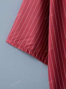 Japanese Retro Oversized Versatile Striped Kimono Cover Up, Lightweight Summer Robe, Sleepwear, Beach Cover Up, Sun Protection