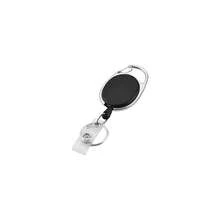 Conjunto de 4 cordões retráteis de liga de zinco com clipe para chaveiro, design oval, ideais para crachás de identificação, cartões de crédito e cartões de acesso, prevenindo perdas. Perfeitos para escola, casa e escritório. - Multicolorido - Ver 5
