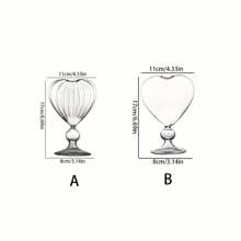 1 Transparent Mushroom Shaped Glass Cocktail Glass - A Creative Party Drinking Utensil For Bars, Clubs, And Food Pubs, Hand Washed Only, Reusable, And Lead-Free Glass, Perfect For KTV, Events, And Unique Dining Experiences. Cocktail Glass