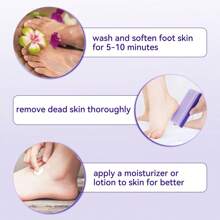 4 Pieces For The Treatment Of Calluses And Dead Skin On The Feet And Heels Cleansing Exfoliation Removal Of Dead Skin Sharpening StonePurple