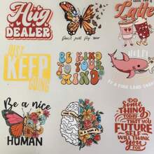 Transferencia DTF, transferencia de calor personalizada, impresión de preparación de transferencia DTF, impresión DTF, transferencia de imagen, mesa de combinación DTF, transferencia DTF personalizada - Multicolor - Ver 4