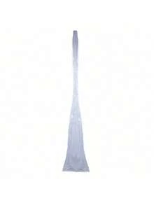 1件裝高級防水防塵新娘婚紗收納袋，超透明大容量 180x70cm，大尺碼婚紗收納方案，時尚保護您的婚紗 - 查看 6