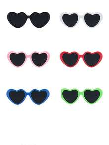 宠物太阳镜 - 适合小型犬和猫的有趣摄影道具，适合猫狗太阳镜的可爱配件，仅适用于小型犬和猫摄影装饰，不透明镜片 - 有趣的宠物用品 - 彩色 - 查看 11