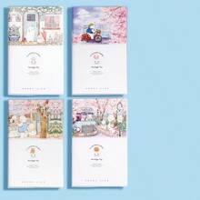 4pcs/Set Simple Thickened Plastic Cover Cute Cartoon Notebook, Suitable For Students, Portable Mini Memo Pad - Multicolor - View 9