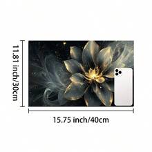 1pc Floral Print Absorbent Mat/Drying Pad For Coffee Maker, Dishes - Polyester Desktop Protective Pad, Suitable For Kitchen Counter Decoration, Home Bar And Dining Table Placemat - HQQLSD151 - View 10