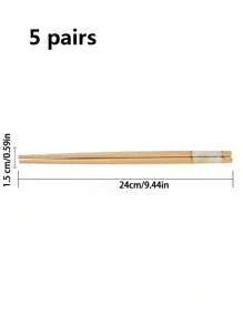 1PC/5/10PCS/Set Marble Patterned Chopsticks, Modern Bamboo Chopsticks, Essential For Dining, Kitchen, Back To School, And Gatherings, With Random Colors.,School Supplies