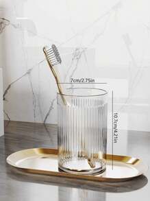 Multi-Functional Transparent Lightweight Mouthwash Cup, Luxury Travel Portable Toothbrush Cup, Suitable For Outdoor Use, Household Toothbrush Cup, Bathroom Mug, Bathroom Accessories, Light Luxury Wash Cup, Student Dormitory Toothbrush Cup, Bathroom Toothbrush Cup, Light Luxury Mouthwash Cup, Toothbrush Cup, Household Simplicity, Couples Cups, Hotel Guest House Plastic Toothbrush Cups Back To School