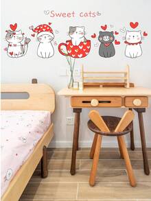 Cartoon Animal Wall Decor Sticker For Wall Restoration Background Stickers - Multicolor - View 6
