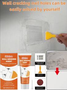 Kit de réparation de mur, agent de réparation de trou, de décollement, de fissure et de trou de clou de mur