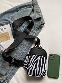 Student Fashion Casual Versatile Sports Chest Bag - Multicolor - View 5