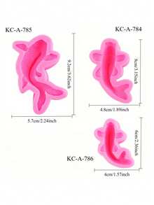 Koi Fish Silicone Mold Fish Candy Gummy Mold Small Chocolate Baking Mold Tool For Cake Decoration Candle Mold - KC-A-784 - View 2