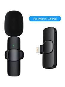 2 Pcs Wireless Lavalier Lapel Microphone Compatible With Iphone & IPad - 2-In-1 Auto-Sync Mini Recording Mic With Noise Reduction, HD Clear Sound - Perfect For Live Streaming, Video Recording, Interviews, Live, Podcasts, Vlogs, Zoom Meetings, Gaming (Twitch), Online Courses, Weddings, Film Making - Plug & Play Portable Clip-On Mic For Smartphones, Cameras, PC, Studio & Outdoor Use