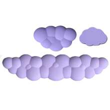 3 pièces/Set Repose-poignet ergonomique et tapis de souris, support de poignet en mousse à mémoire de forme pour la dactylographie au bureau, tapis de bureau en silicone antidérapant et doux pour hommes et femmes