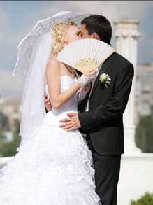 1pc/8pcs/ Folding Paper Fan Portable Decorative Wedding Hand Fan, Suitable For Weddings, Parties, Gifts And Other Fashion Items Summer Cooling,Beach,Travel