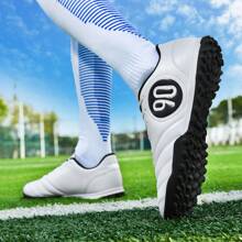 [Athletische Leistung] Herren High-Top Fußballschuhe - professionelle schwarze und neongrüne Fußballstiefel mit AG-Stollen, atmungsaktives PU-Obermaterial & TPU-Sohle, rutschfest für Outdoor-Training & Wettkämpfe, Fußball-Zubehör