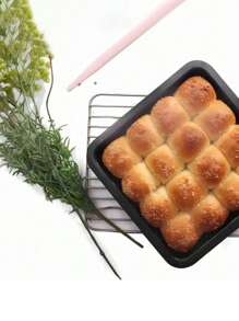 4pcs/1pc Non-Stick Baking Tray Set, Deep Rectangular Baking Pan, Baking Sheet For Cake, Bread, Cookies, Brownies, Easy To Clean