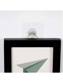 10pcs Photo Frame Hooks Storage Racks Screw Holders Hanger For Door Multifunction Gadgets Self-Adhesive Organizer Kitchen Accessories Home Bathroom Decor Bathroom Organizer Summer - Multicolor - View 9