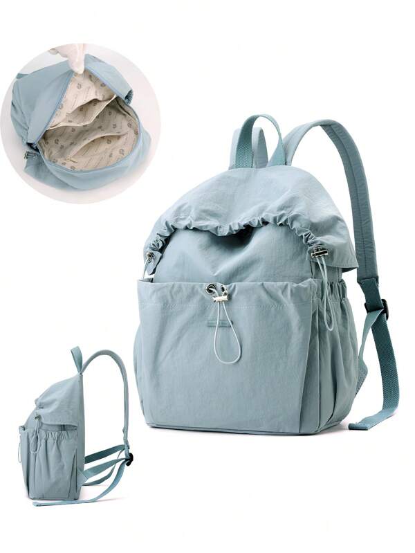 Mountain Backpack For University Students, Outdoor Hiking Drawstring Rucksack, Lightweight Minimalist Unisex Travel Daypack