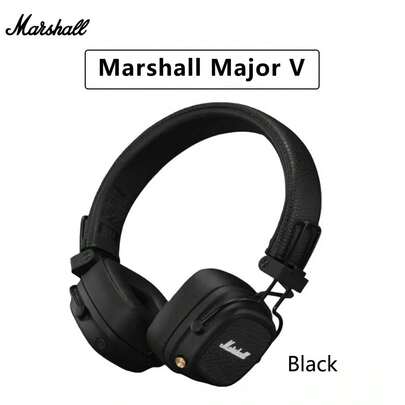 Marshall Major Ⅴ 5 Wireless Bluetooth Headphones Classic Earphones Deep Bass Foldable Pop Rock Retro Music Headset Original