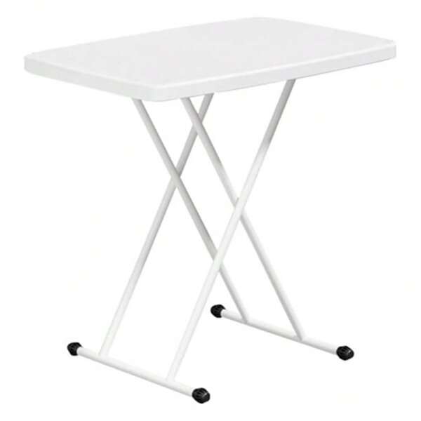 Folding Table, Side Table, 3-Level Height Adjustment, Width 65cm, Folding, Height-Adjustable Table, Living Room Table, Stylish, Compact, Work From Home