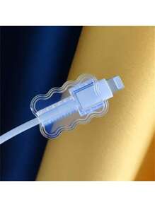 1pc/5Pcs/10Pcs ABS Resin Cable Sleeves: Protect Your Cables From Breakage And Disconnection(Select The Specification According To The Type Of Your Data Cable)
