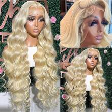 30 Inch 613 13x6 Lace Front Wig Human Hair 200 Density Blonde Body Wave Lace Front Wigs Human Hair Blonde Wig Human Hair 613 HD Lace Frontal Wigs Human Hair Pre Plucked 613 - S613 - View 12