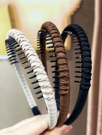 2/3 stuks nieuwe getande antislip hoofdbanden voor dames, haarringen, haarspeldjes, haaraccessoires voor gezichtsreiniging en ponystyling, zigzag hoofdband, haarband hoofdband voor dames, haaraccessoires