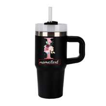 Tasse personnalisée de 14 oz avec lettre de A à Z, tasse à boire de tous les jours, cadeau surprise, cadeau de nouvel an, cadeau d'anniversaire, cadeau de la Saint-Valentin, convient à la famille, aux amis, aux amoureux, à la fête des mères, à la fête des infirmières, à la fête des pères, au mariage, à la remise des diplômes, à la fête des enseignants, multifonctionnel, ornemental, réutilisable, raffiné, élégant, de haute qualité, coloré, moderne, personnalisé, unique, idéal comme cadeau pour lui, idéal comme cadeau pour elle, petit ami, papa, petite amie, maman, famille, amis, salle de thé, maison, jardin, bureau, tasses personnalisées, ambiance chaleureuse