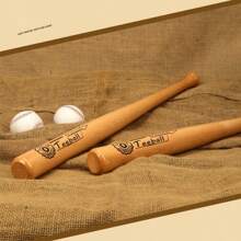 Professional Hardwood Baseball Bat 21 Inch Solid Wood For Sports Training Home Car Defense Personal Self-Defense