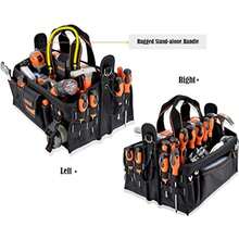 WELKINLAND 19-Compartment Tool Organizer With Socket Holder For Electricians And HVAC Technicians - Orange1 - View 3