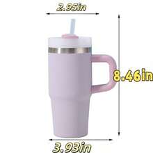 1 Stück Edelstahl Isolierbecher, stilvoller Mini-Henkel Eiskaffe Becher