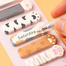 Cartoon Cat Sticky Notes Can Be Attached With Ins Style Cute Index Stickers, Tags, Classification Stickers, Memo Messages, N Stickers - Multicolor - View 6