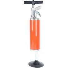 Portable High Pressure Kinetic Toilet Plunger, Air Pressure Pipe Clean Pipe Cleaning Water Ram 4" Rubber Cone Drain Cleaner - Orange - View 3