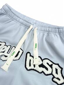 Pantaloncini casual estivi ricamati da uomo, pantaloncini bermuda sportivi versatili