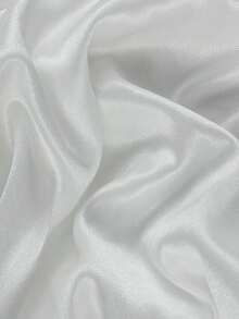 女士优雅半身裙，蕾丝下摆，松紧腰带，衬裙/衬裙，适合日常裙子分层搭配 - 白色 - 查看 7