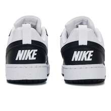 Nike COURT BOROUGH LOW RECRAFT BG (Courte Borough Low Recrawford BG) - Giày trượt ván cổ thấp cổ điển, giày thể thao bền và nhẹ, giày thường ngày, giày trượt ván DV5456-131 - Đen và trắng - Xem 7