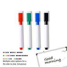 4/6/8 支彩色多功能水性白板笔，干擦彩色荧光笔，适合绘画和书写，适用于白板、日历、冰箱、学校、办公室和家庭学习工具、返校、学校用品、办公用品、圣诞礼物、新年礼物