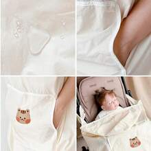 WholeNight 通用婴儿推车雨罩，防风罩，透明防水 - 彩色 - 查看 6