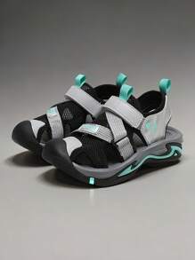 Boys' Close-Toe Lightweight Sport Outdoor Sandals For Summer, Children's Water Walking Sandals