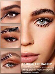 46件套化妆刷套装包含：25支化妆刷、3个化妆海绵、3个三角化妆海绵、6个指套化妆海绵、6个迷你化妆海绵、1个化妆刷清洁碗、1个防水化妆包、1个睫毛夹。旅行必备，情人节礼物，价格实惠，旅行化妆刷套装，女士礼物，化妆师必备，专业全套化妆工具。 - 酒紅色 - 查看 7