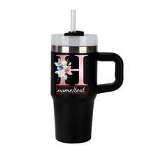 Tasse personnalisée de 14 oz avec lettre de A à Z, tasse à boire de tous les jours, cadeau surprise, cadeau de nouvel an, cadeau d'anniversaire, cadeau de la Saint-Valentin, convient à la famille, aux amis, aux amoureux, à la fête des mères, à la fête des infirmières, à la fête des pères, au mariage, à la remise des diplômes, à la fête des enseignants, multifonctionnel, ornemental, réutilisable, raffiné, élégant, de haute qualité, coloré, moderne, personnalisé, unique, idéal comme cadeau pour lui, idéal comme cadeau pour elle, petit ami, papa, petite amie, maman, famille, amis, salle de thé, maison, jardin, bureau, tasses personnalisées, ambiance chaleureuse