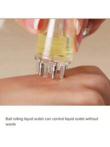 1 件头皮护理油滚轮按摩刷，1 毫升皮肤科毛发生长促进液涂抹器