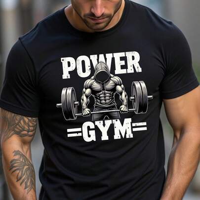 VitaFith Men's Fashionable Casual Sports, Gym, Hiking Outdoor T-Shirt, Cool Style, Spring/Summer