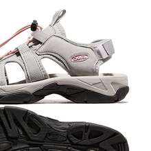 CAMEL CROWN Women's Sandals, Summer Closed Toe Sandals, Beach Breathable Non-Slip Sports Shoes, Wear-Resistant Trekking Shoes - Grey - View 3