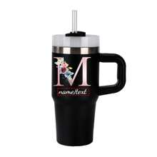 Tasse personnalisée de 14 oz avec lettre de A à Z, tasse à boire de tous les jours, cadeau surprise, cadeau de nouvel an, cadeau d'anniversaire, cadeau de la Saint-Valentin, convient à la famille, aux amis, aux amoureux, à la fête des mères, à la fête des infirmières, à la fête des pères, au mariage, à la remise des diplômes, à la fête des enseignants, multifonctionnel, ornemental, réutilisable, raffiné, élégant, de haute qualité, coloré, moderne, personnalisé, unique, idéal comme cadeau pour lui, idéal comme cadeau pour elle, petit ami, papa, petite amie, maman, famille, amis, salle de thé, maison, jardin, bureau, tasses personnalisées, ambiance chaleureuse