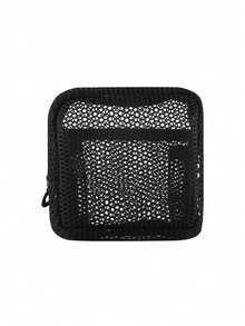 多色网眼迷你化妆包便携化妆包小收纳包可用于收纳口红香水耳机等适合春夏旅行返校 - 彩色 - 查看 7