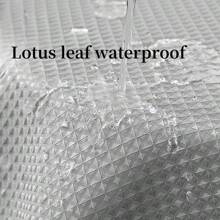 1 Pc Foldable High-End Shower Curtain With 14 Hooks (Width 180cm X Height 180cm)