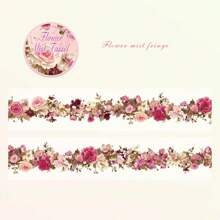 1 Stück dekorative Blumen Washi Tape, Bürobedarf, wasserfeste PET-Tape für Scrapbooking und Rückkehr zur Schule zum Basteln für den Grenzüberschreitenden Handel